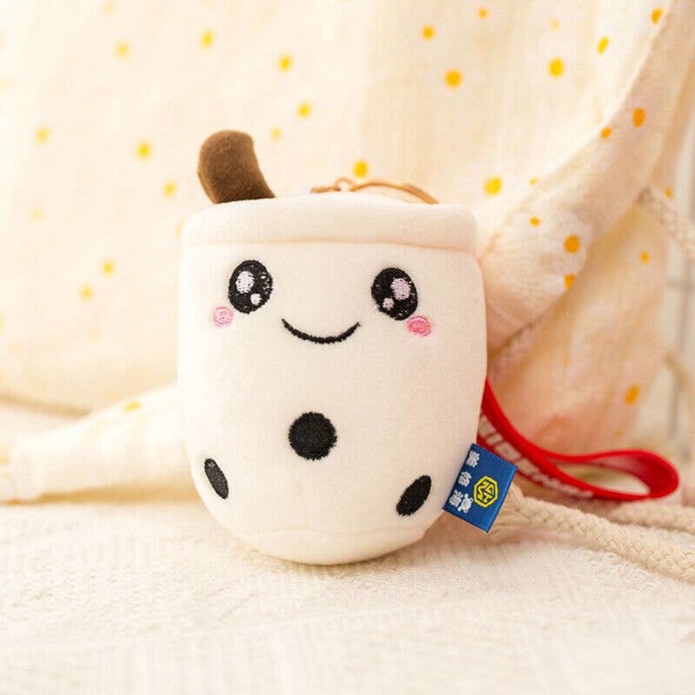 Boba Keychains 3pcs set Cute Cup Shape Plushies Adorable - Picture 5 of 8